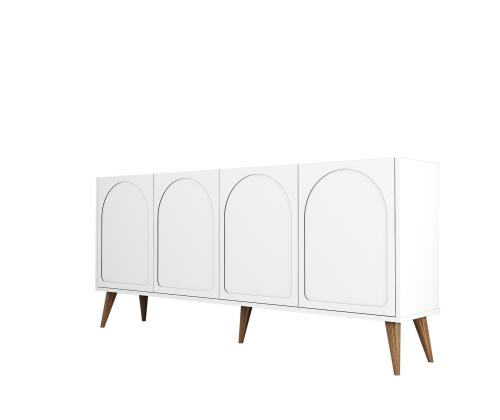 Lyon 81 - White, Walnut