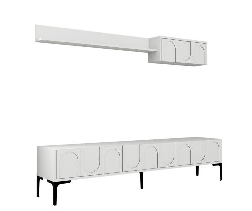 TV laud Lyon 2 - White, Black