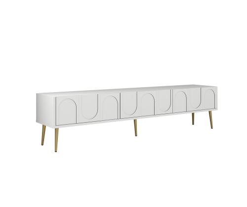 TV laud Lyon 43 - White, Gold
