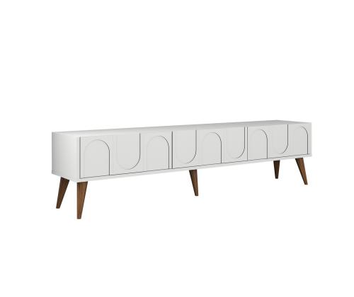 TV laud Lyon 44 - White, Walnut