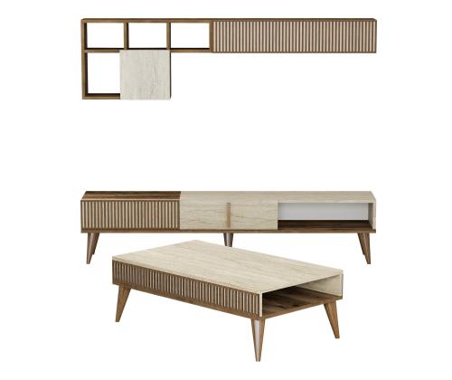 Milan - Walnut, Travertine