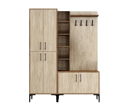 Viyana Da - Walnut, Travertine