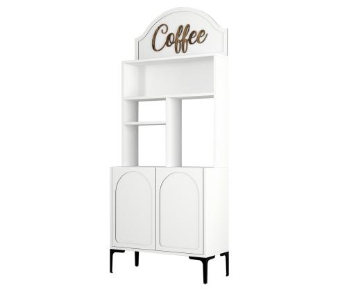 Kohvilaud Lyon 80 - White, Black