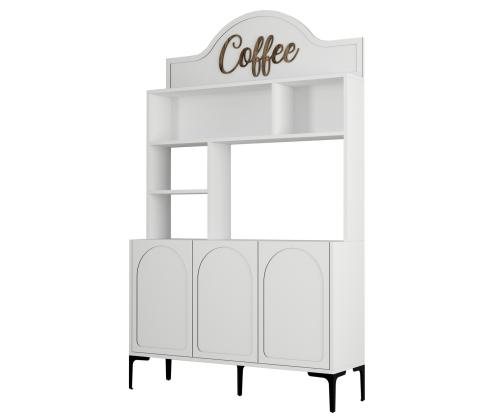 Kohvilaud Lyon 120 - White, Black