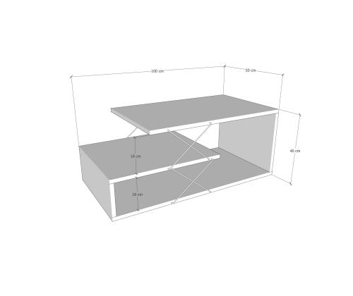 Kohvilaud Cayenne - White