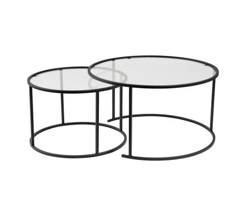 Kohvilaud Aurum - 80, 60 - Black, Transparent