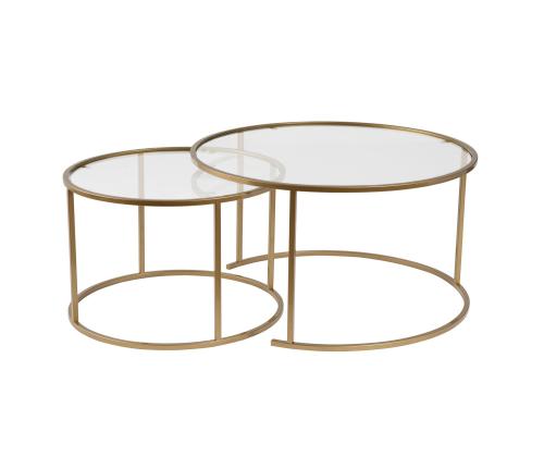 Kohvilaud Aurum - 80, 60 - Gold, Transparent