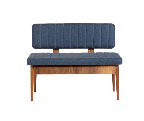 Vina Bank Dark Blue, Walnut