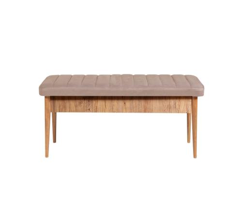 Vina Bench Atlantic Pine, Stone