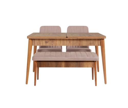 Mööblikomplekt toolid Vina 0900 - Walnut Stone