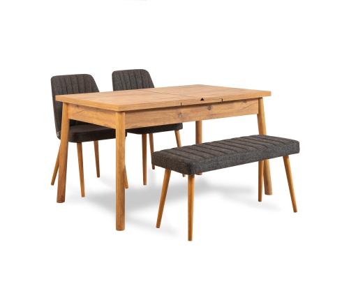 Mööblikomplekt toolid Santiago Atlantice-Anthracite