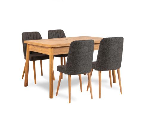 Mööblikomplekt toolid Costa Atlantic Anthracite