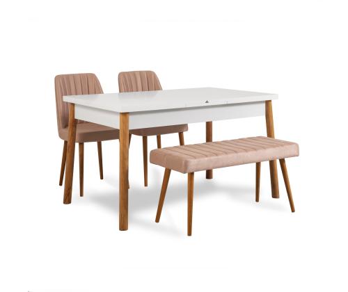 Mööblikomplekt toolid Costa Atlantic White-Stone