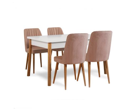 Mööblikomplekt toolid Santiago Atlantic-White Stone