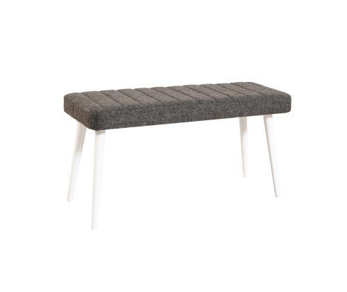 Stormi Bench - White, Anthracite