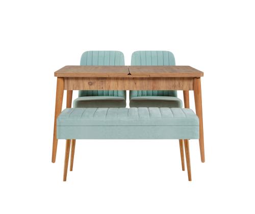 Mööblikomplekt toolid Vina 0701 - 3 - Atlantic, Green