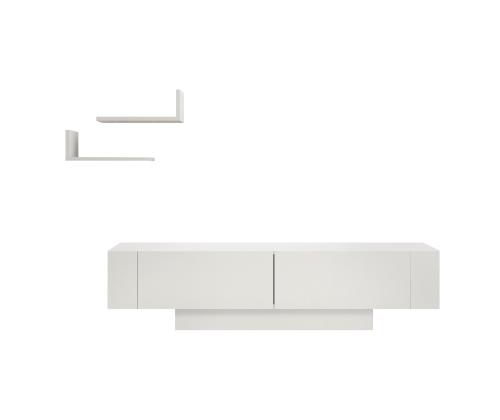 TV laud Matera - White, White