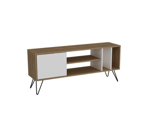 TV laud Mistico (140) - Walnut, White