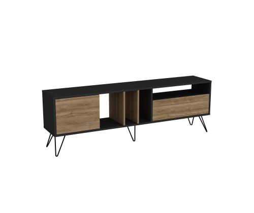 TV laud Mistico (180) - Walnut, Black