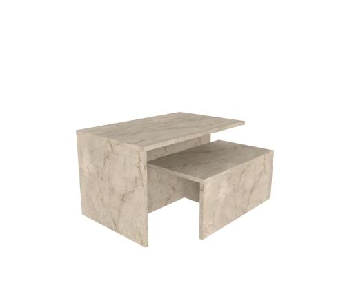 Mööblikomplekt lauad Twins - Travertine