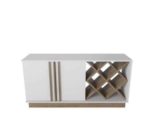 Luna - White, Walnut