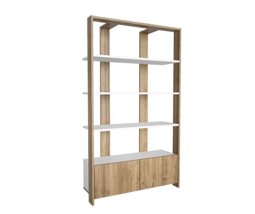 Elena - White, Walnut