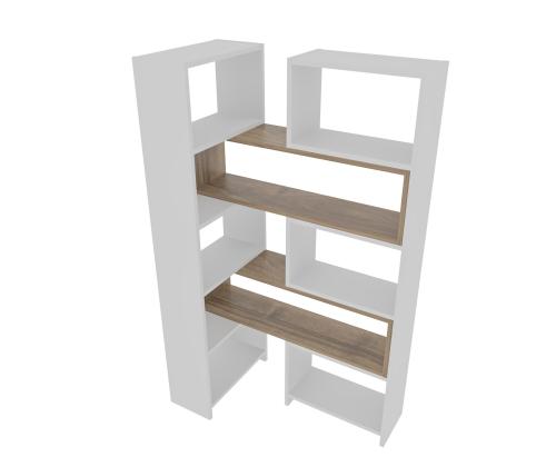 Poyraz - White, Walnut