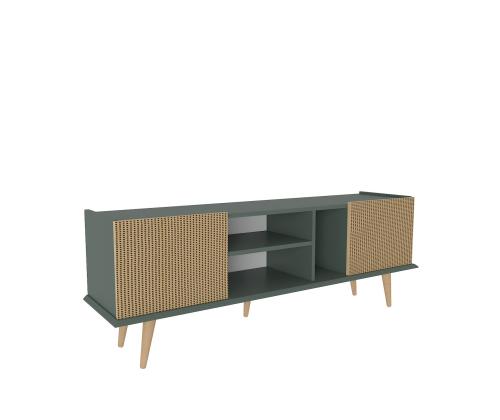 TV laud Ekvador - Light Brown, Green