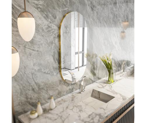 Peegel Riors - Transparent, Gold