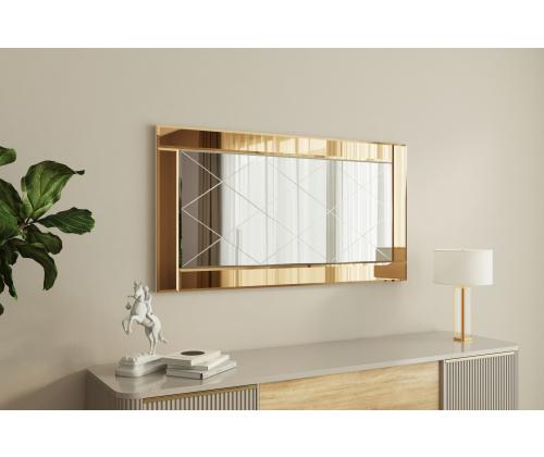 Peegel Pierre - Bronze, White v2