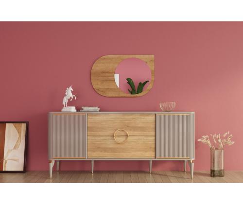 Peegel Pubble - Sapphire Oak