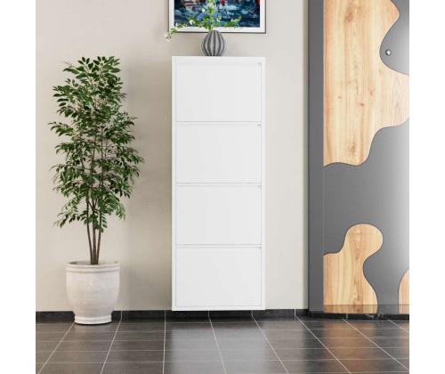 4 Piece Metal - White