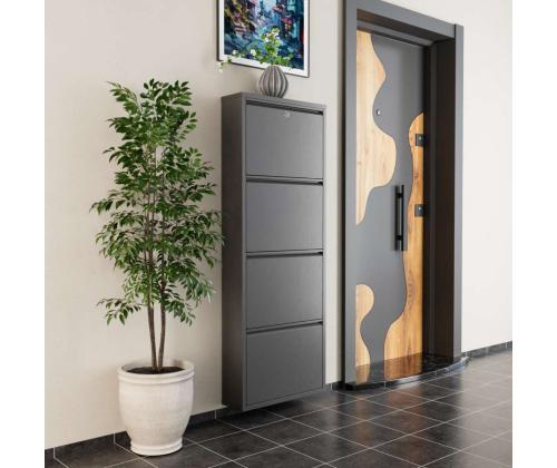 Locking 4 Piece Metal - Anthracite