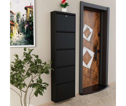 Locking 5 Piece Metal - Black