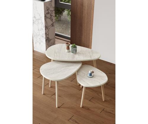 Kohvilaud Alvin - Travertine