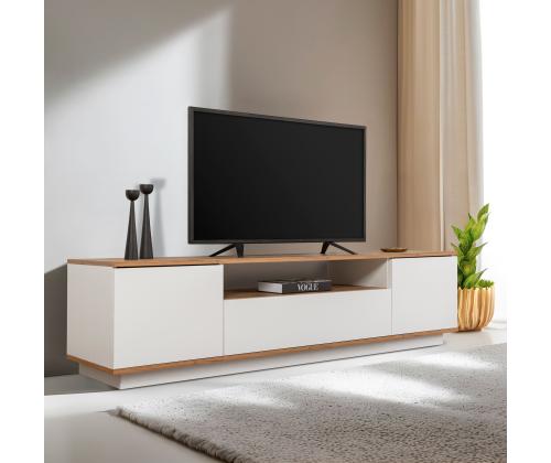 TV laud Veramont - White, Atlantic Pine