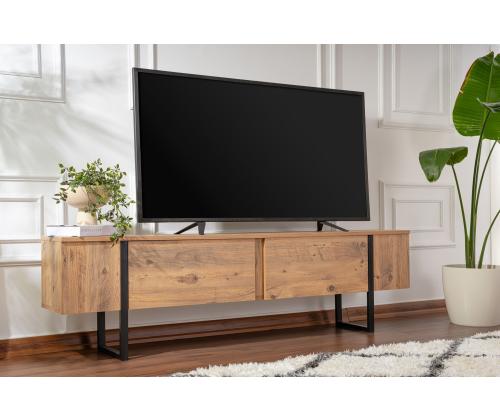 TV laud Serenity - Atlantic Pine, Black