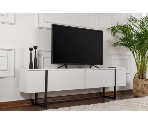 TV laud Serenity - White, Black