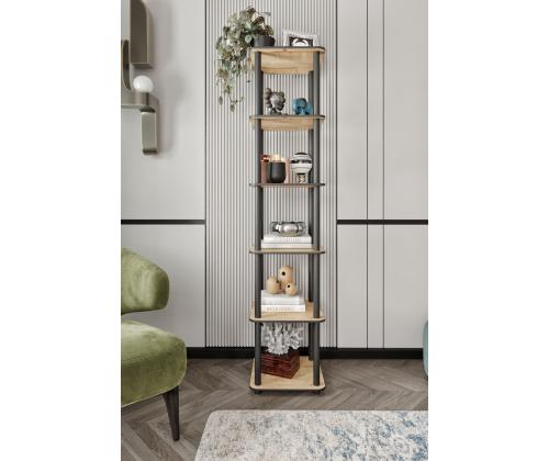 Bookcase 6 Tiers Square - Oak
