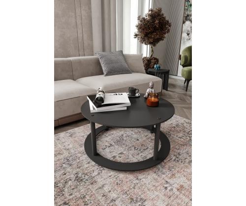 Kohvilaud Hole Round - Black