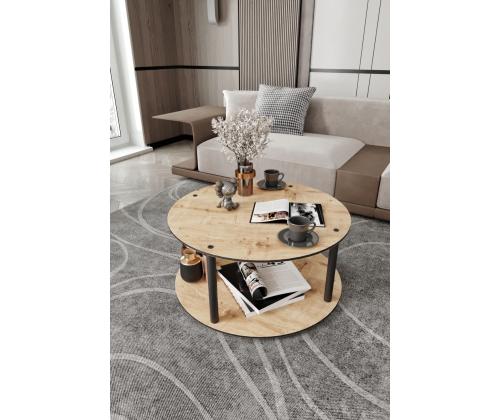 Kohvilaud Masivo Round - Oak