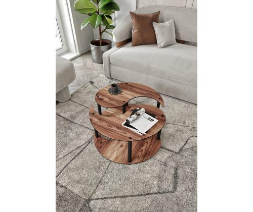 Kohvilaud Yin Yang 2 - Walnut