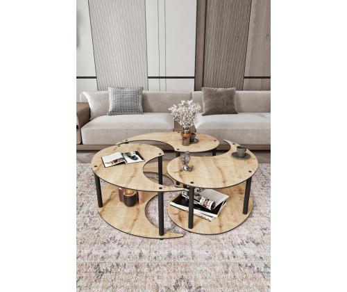 Kohvilaud Yin Yang 3 70 - Oak