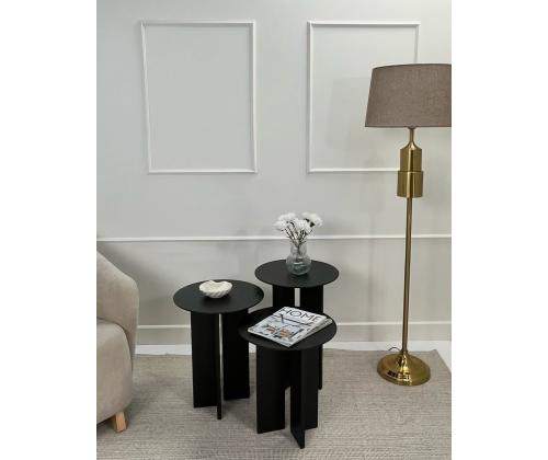 Kohvilaud Leo (55 + 50 + 45) - Black