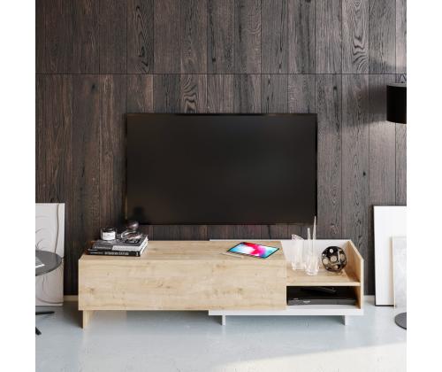 TV laud Parion - White, Sapphire