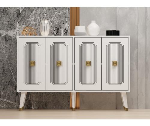 Derasi - White, Gold