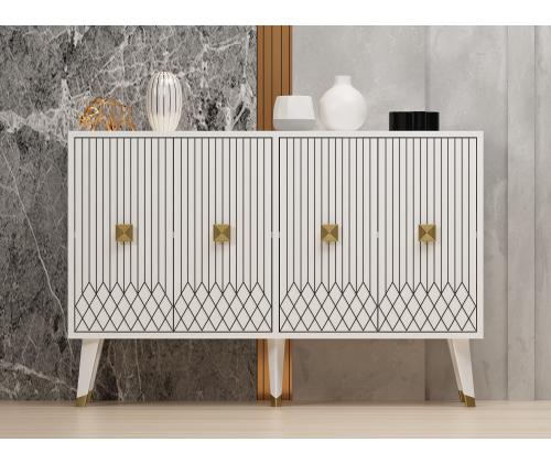 Carbın - White, Gold