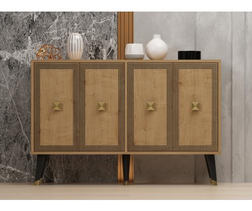 Ansel - Sapphire Oak, Gold