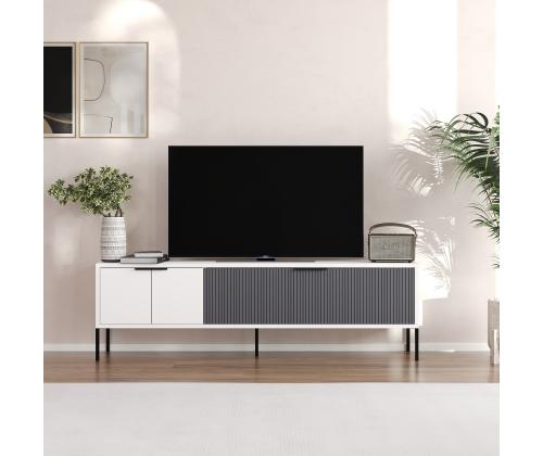TV laud Noah - White, Anthracite