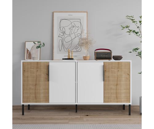 Zerra - White, Sapphire Oak